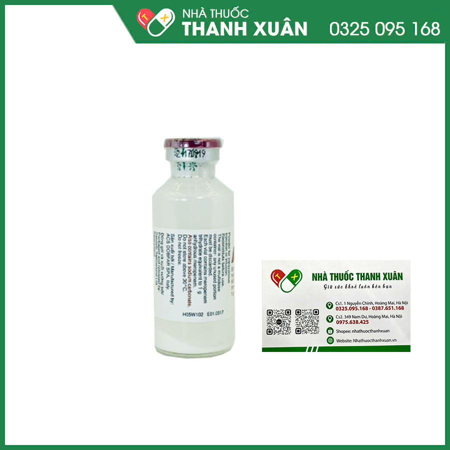 Meronem 1g thuốc kháng sinh điều trị nhiễm khuẩn